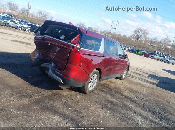 KNDNB4H35P6260391 2023 KIA CARNIVAL MPV Maroon უკანა მარჯვენა