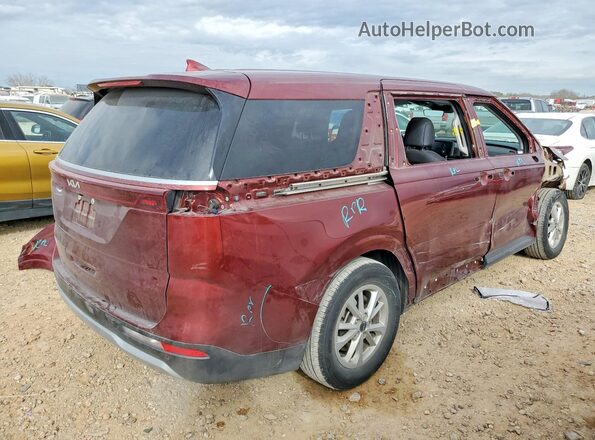 KNDNB4H35R6401110 2024 KIA CARNIVAL Maroon უკანა მარჯვენა