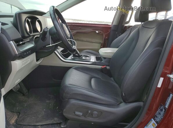 KNDNB4H35R6401110 2024 KIA CARNIVAL Maroon წინა სალონის ხედი