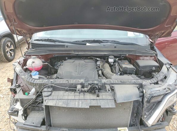 KNDNB4H35R6401110 2024 KIA CARNIVAL Maroon ძრავის განყოფილების ხედი