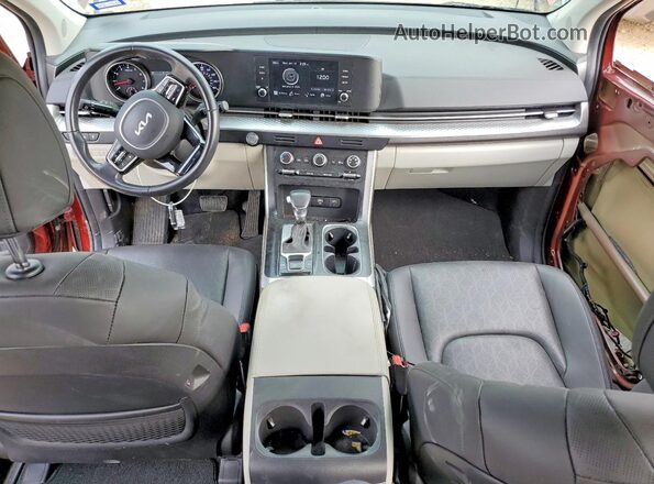 KNDNB4H35R6401110 2024 KIA CARNIVAL Maroon წინა პანელის ხედი