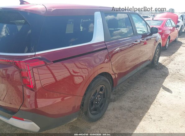 KNDNB5K30S6508747 2025 KIA CARNIVAL MPV Red Trasero derecho