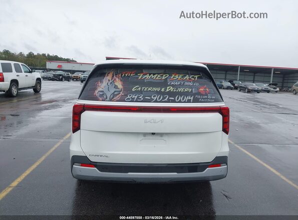KNDNB5K36S6458517 2025 KIA CARNIVAL MPV White 