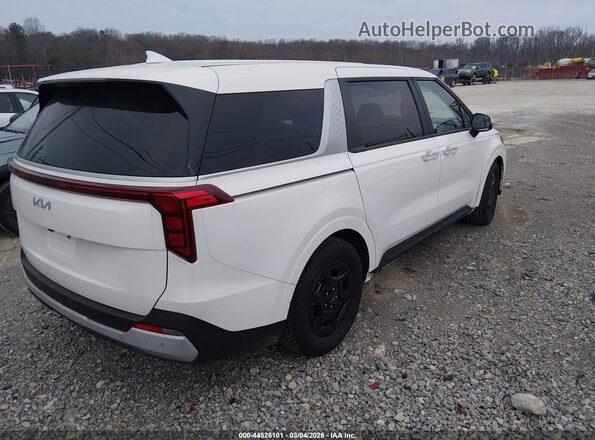 KNDNB5K3XS6534658 2025 KIA CARNIVAL MPV White Tył prawy