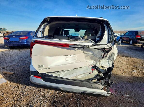 KNDNC5K33S6538645 2025 KIA CARNIVAL White Вид ззаду