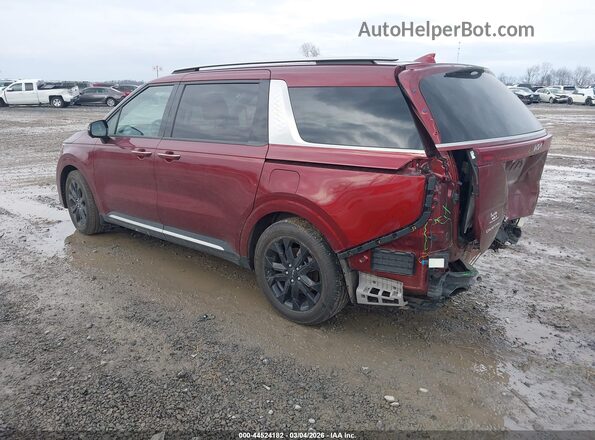 KNDNE5H30P6273515 2023 KIA CARNIVAL MPV Красный Задняя левая четверть