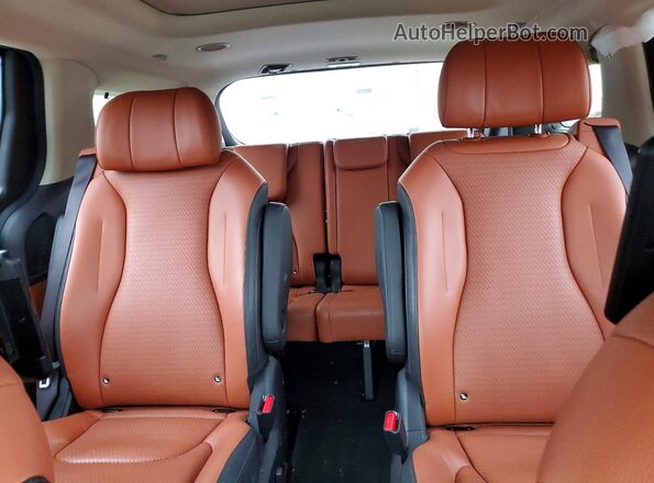KNDNE5H33N6147078 2022 KIA CARNIVAL Black Rear seats view