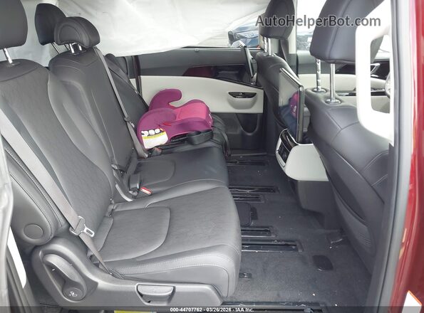 KNDNE5H36P6289721 2023 KIA CARNIVAL MPV Burgundy Вид наклейки з VIN-кодом