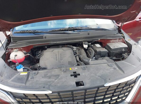 KNDNE5H36P6289721 2023 KIA CARNIVAL MPV Burgundy Вид ззаду