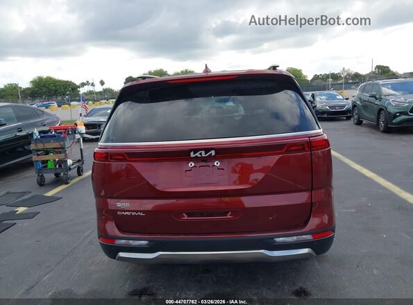 KNDNE5H36P6289721 2023 KIA CARNIVAL MPV Burgundy 