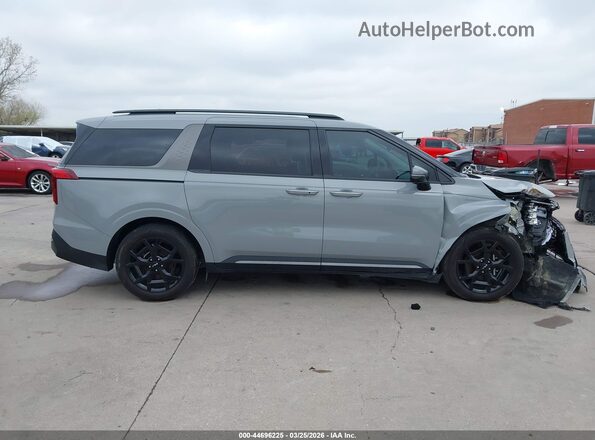 KNDNE5K31S6466063 2025 KIA CARNIVAL MPV Gray Widok zestawu wskaźników