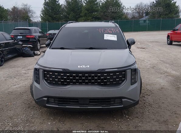 KNDNE5K32S6471790 2025 KIA CARNIVAL MPV Gray Widok wnętrza z tyłu