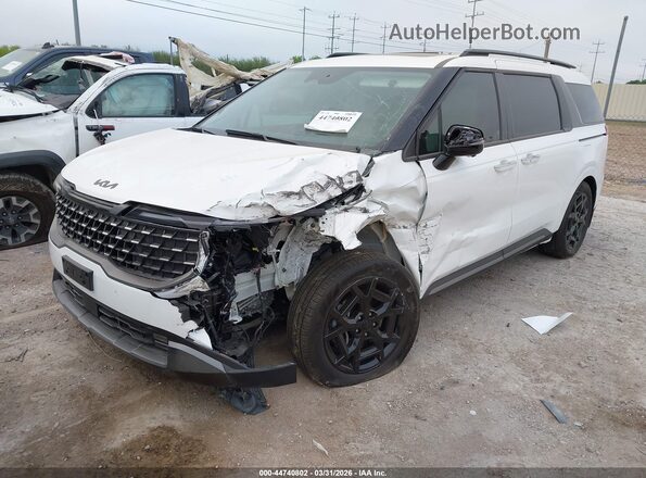KNDNE5K37T6566718 2026 KIA CARNIVAL MPV White Przód lewy