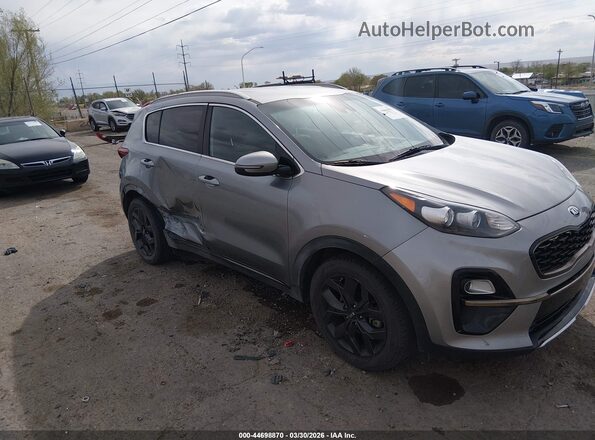 KNDP63AC2L7687615 2020 KIA SPORTAGE Gray 