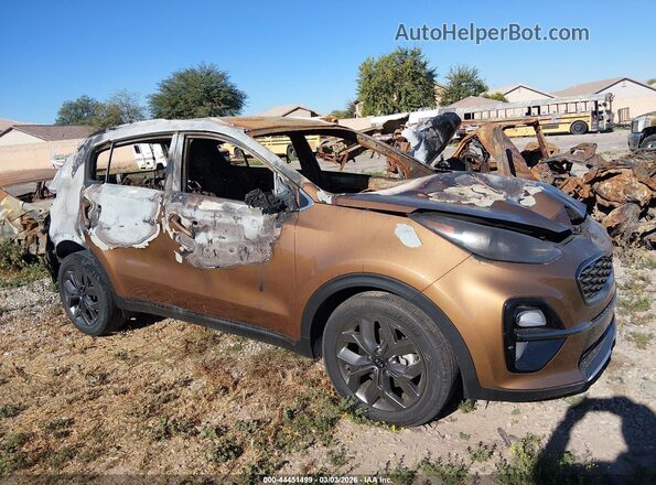 KNDP63AC3M7898629 2021 KIA SPORTAGE Orange Vista interior trasera