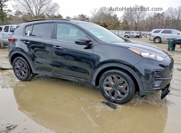 KNDP6CAC0N7975782 2022 KIA SPORTAGE Black Передня права чверть