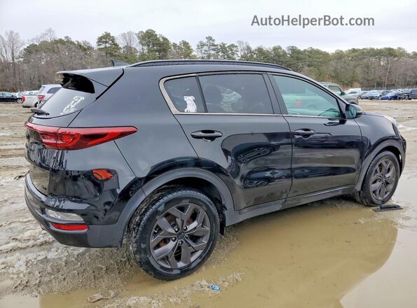 KNDP6CAC0N7975782 2022 KIA SPORTAGE Black Задня права чверть