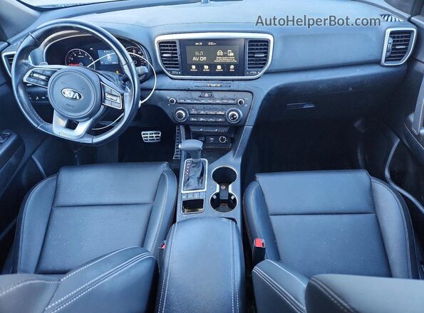 KNDP6CAC0N7975782 2022 KIA SPORTAGE Black Вид панелі приладів