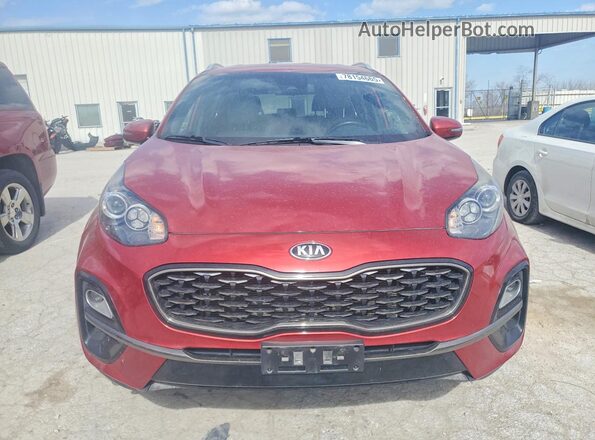 KNDP6CAC1L7800180 2020 KIA SPORTAGE Red წინა ხედი