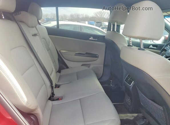 KNDP6CAC1L7800180 2020 KIA SPORTAGE Red უკანა სალონის ხედი