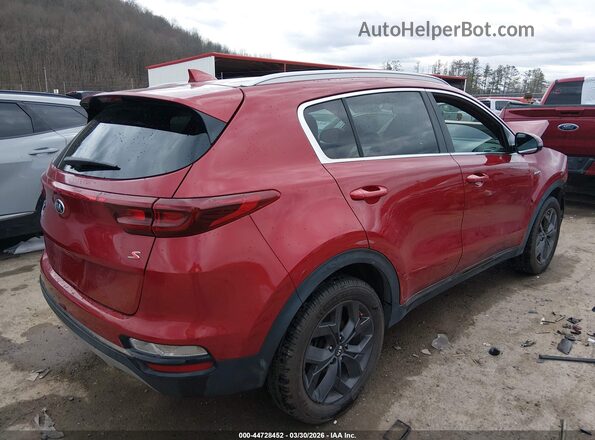 KNDP6CAC3L7698347 2020 KIA SPORTAGE Red უკანა მარჯვენა