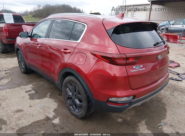 KNDP6CAC3L7698347 2020 KIA SPORTAGE Red უკანა მარცხენა