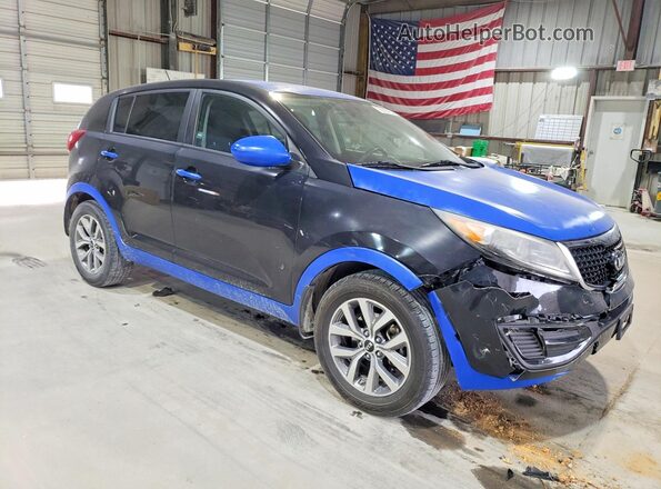 KNDPB3AC9G7856093 2016 KIA SPORTAGE Black Передня права чверть