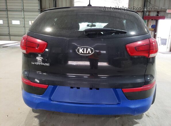 KNDPB3AC9G7856093 2016 KIA SPORTAGE Black Вид ззаду