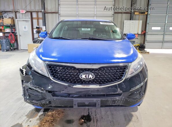 KNDPB3AC9G7856093 2016 KIA SPORTAGE Black Вид спереду
