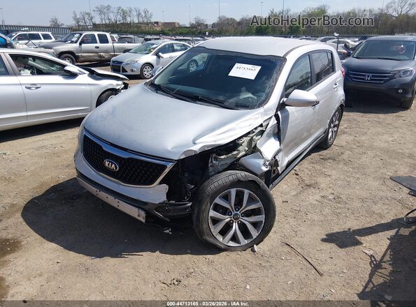 KNDPBCAC2G7853472 2016 KIA SPORTAGE Gray Vista tres cuartos delantera izquierda