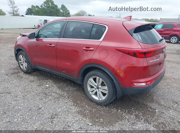 KNDPM3AC0H7135253 2017 KIA SPORTAGE Красный Задняя левая четверть