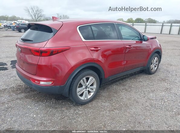 KNDPM3AC0H7135253 2017 KIA SPORTAGE Красный Задняя правая четверть