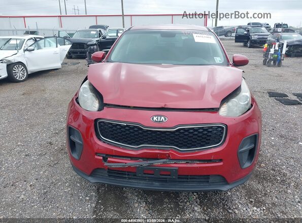 KNDPM3AC0H7135253 2017 KIA SPORTAGE Красный Вид щитка приборов