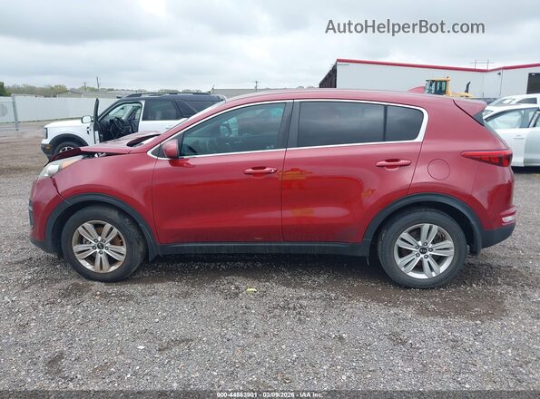 KNDPM3AC0H7135253 2017 KIA SPORTAGE Красный Панорамный вид салона 360°