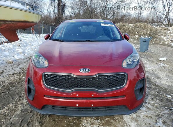 KNDPM3AC0K7539869 2019 KIA SPORTAGE Red Դիմացի տեսք