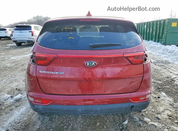 KNDPM3AC0K7539869 2019 KIA SPORTAGE Red Հետևի տեսք