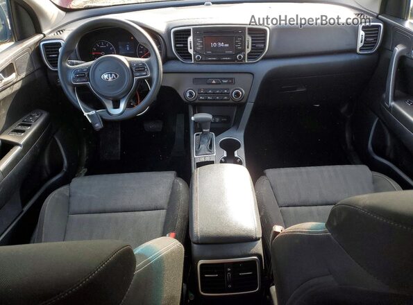 KNDPM3AC0K7539869 2019 KIA SPORTAGE Red Առջևի վահանակի տեսք