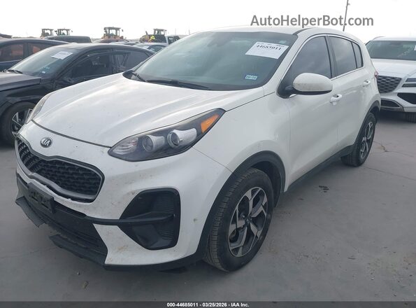 KNDPM3AC2L7799322 2020 KIA SPORTAGE White Vista tres cuartos delantera izquierda