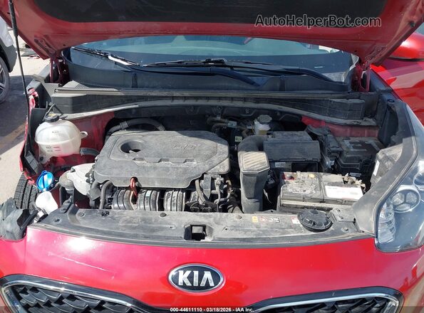 KNDPM3AC2N7008385 2022 KIA SPORTAGE Red Vista trasera
