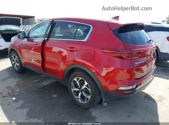 KNDPM3AC2N7008385 2022 KIA SPORTAGE Red Trasero izquierdo