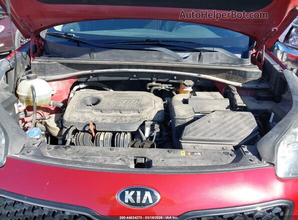 KNDPM3AC4H7051825 2017 KIA SPORTAGE Red უკანა ხედი
