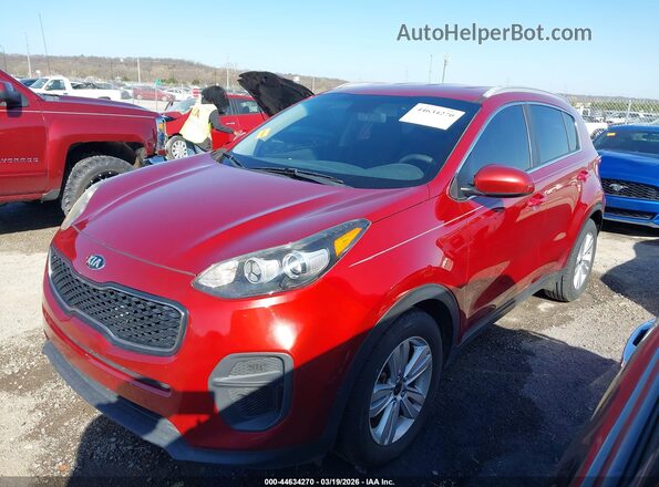 KNDPM3AC4H7051825 2017 KIA SPORTAGE Red წინა მარცხენა ხედი სამი მეოთხედიდან