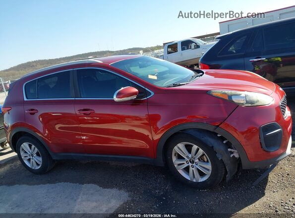 KNDPM3AC4H7051825 2017 KIA SPORTAGE Red უკანა სალონის ხედი