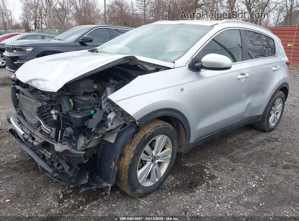 KNDPM3AC6H7296058 2017 KIA SPORTAGE Silver წინა მარცხენა ხედი სამი მეოთხედიდან