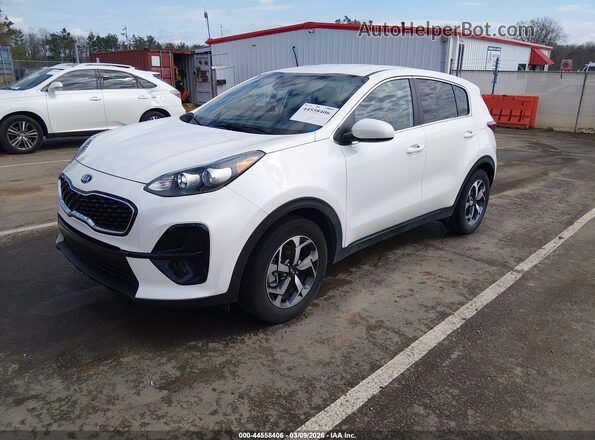 KNDPM3AC6N7968731 2022 KIA SPORTAGE White წინა მარცხენა ხედი სამი მეოთხედიდან
