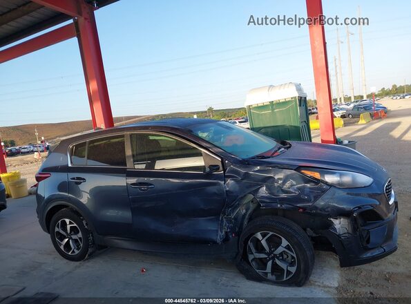 KNDPM3AC7M7848287 2021 KIA SPORTAGE Blue Widok wnętrza 360 stopni