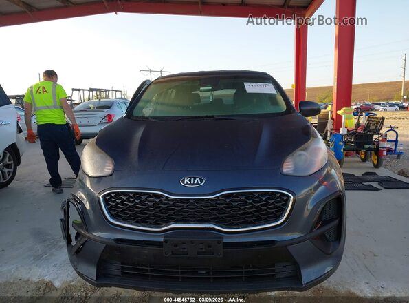 KNDPM3AC7M7848287 2021 KIA SPORTAGE Blue Widok wnętrza z tyłu