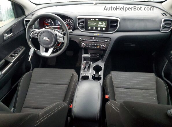 KNDPM3AC8M7857192 2021 KIA SPORTAGE Blue Вид панелі приладів
