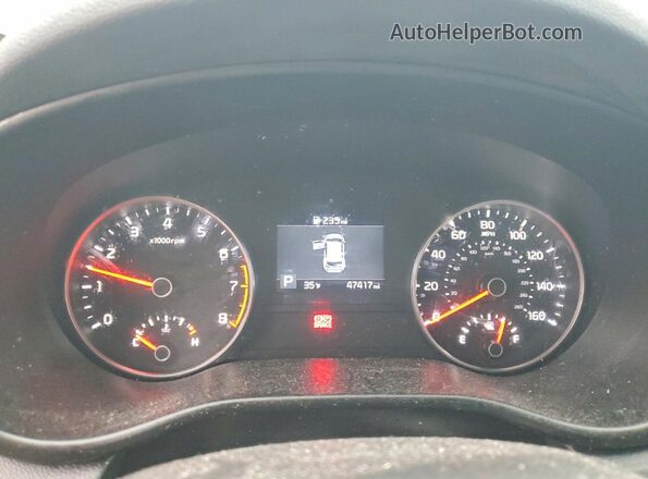KNDPM3AC8M7857192 2021 KIA SPORTAGE Blue Вид щитка приладів