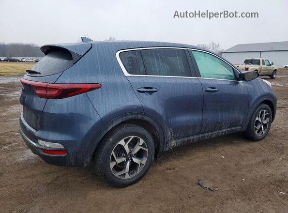 KNDPM3AC8M7857192 2021 KIA SPORTAGE Blue Задня права чверть